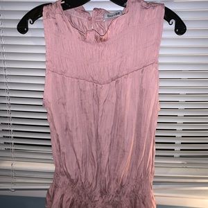 Blush colored beautiful sleeveless top